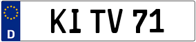 Truck License Plate